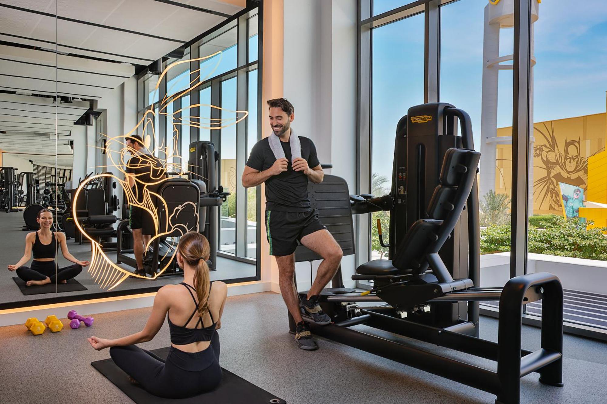 The Wb Abu Dhabi, Curio Collection By Hilton Hotel Exterior photo The gym at the Ritz-Carlton, DIFC